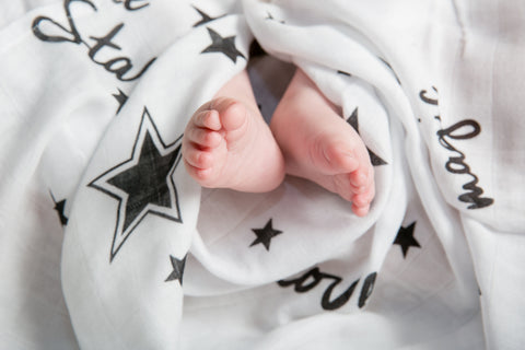 Organic XL Lucky Stars Muslin