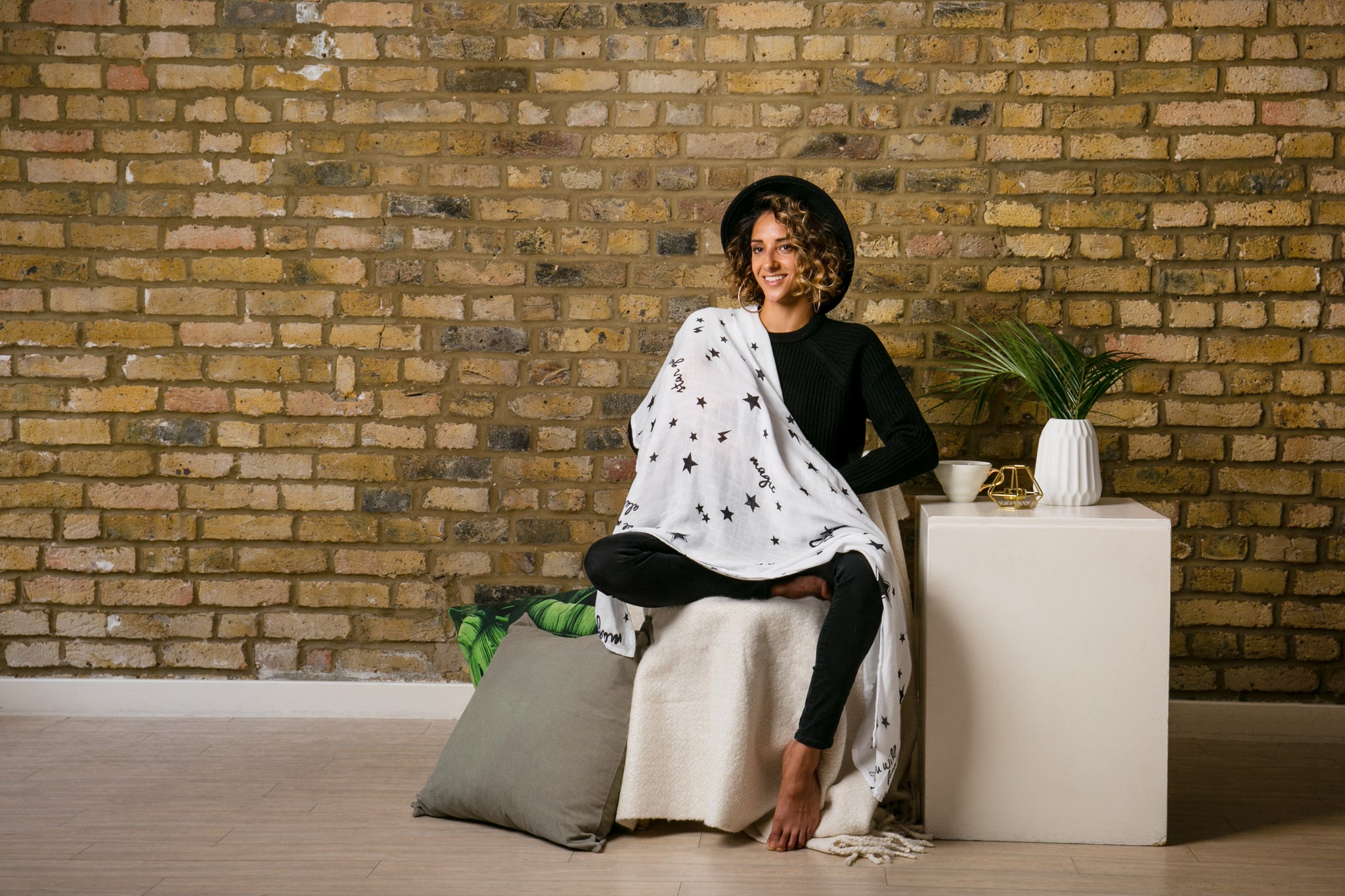 Organic XL Lucky Stars Muslin